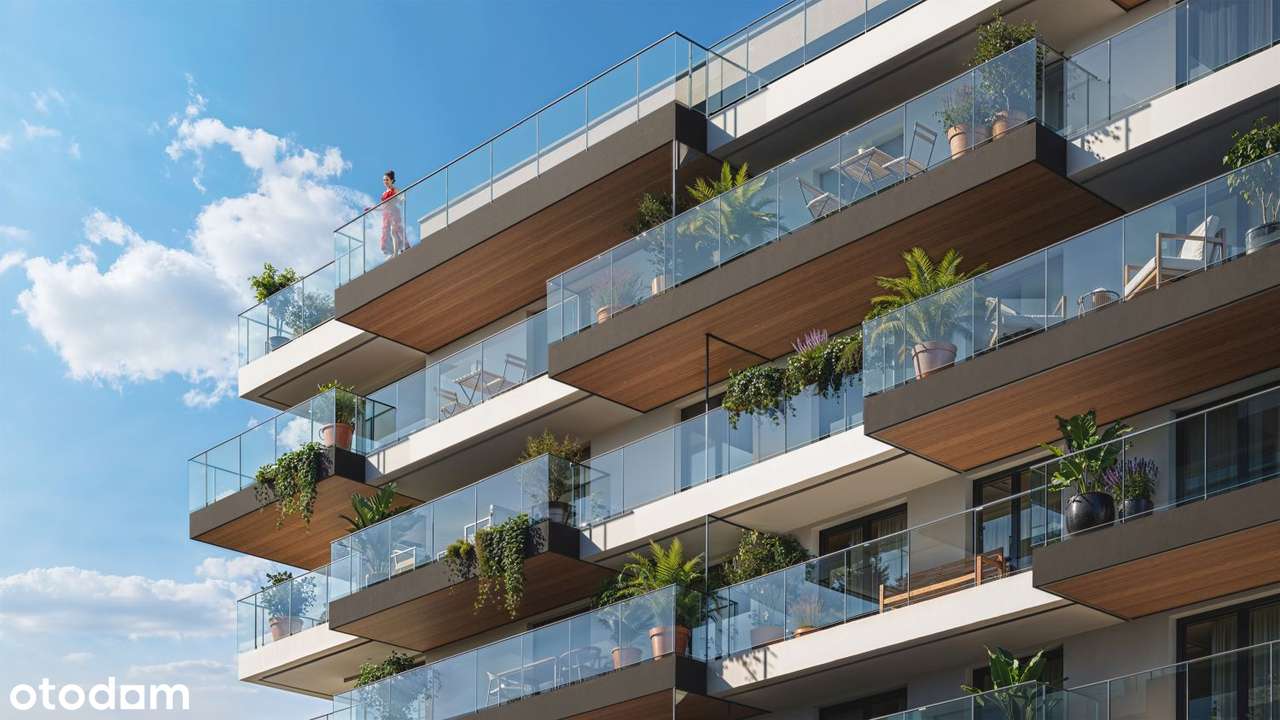 3-pokojowe mieszkanie 47m2 + balkon Bez Prowizji (lokal M76)