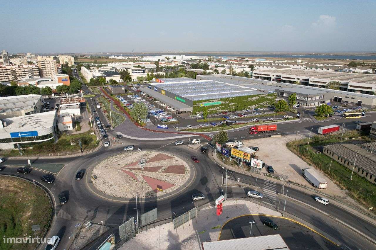 Alverca SALINAS PARK (MERCADONA) ARMAZs 300m2, 2 pisos, Fachadas Envid-9