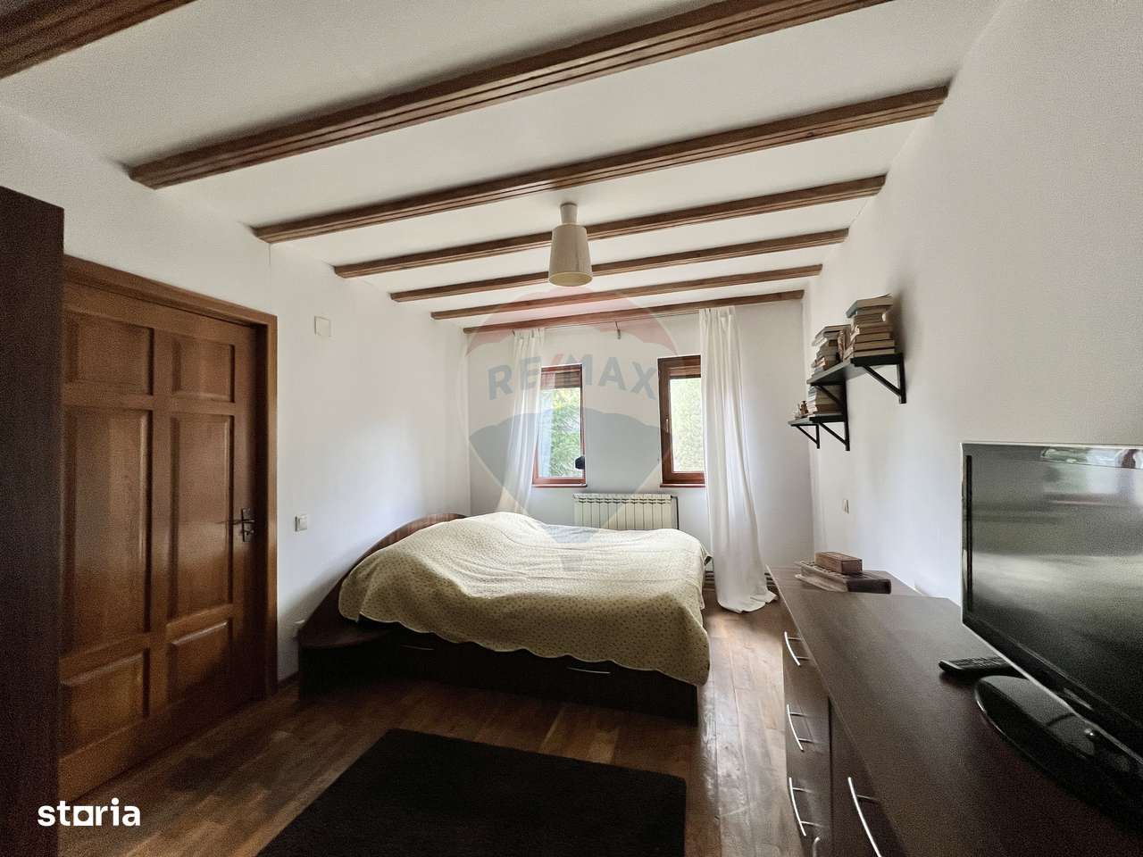 Casă de lemn cu teren generos de 1312 mp de vânzare în Fundulea-15