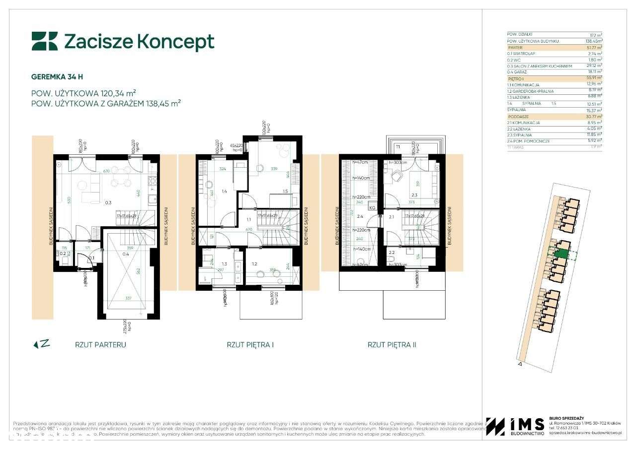 Domy Kraków | Zacisze Koncept | 5- pokoi | 34H - Pełny obrazek: 2/12