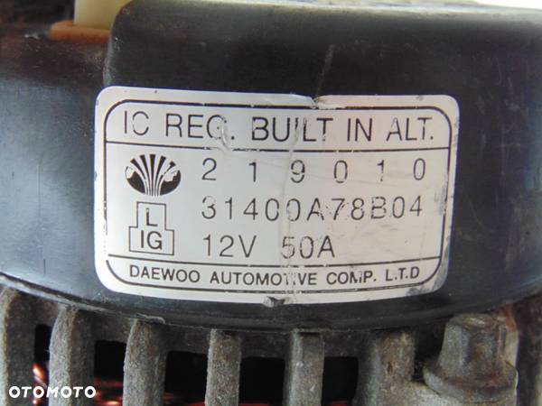 ORYGINAŁ alternator 219010 31400A78B04 Daewoo Tico 0.8 benzyna 96-01r - 2