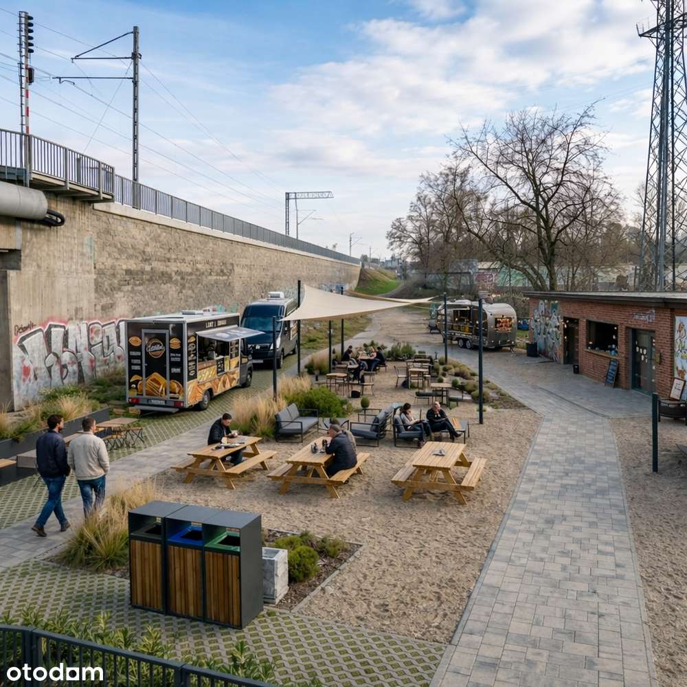 Kraków - teren utwardzony o pow.  83,25 m2 pod ustawienie foodtrucka