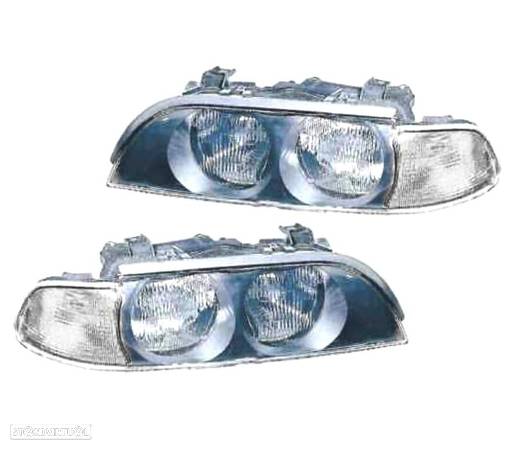 FARÓIS OPTICAS PARA BMW SERIE 5 E39 95-00 - 1