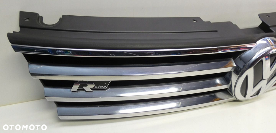 VW TOUAREG 2 LIFT 2014-2018 R-LINE RLINE 7P6 GRILL GRIL ATRAPA ZDERZAKA - 2