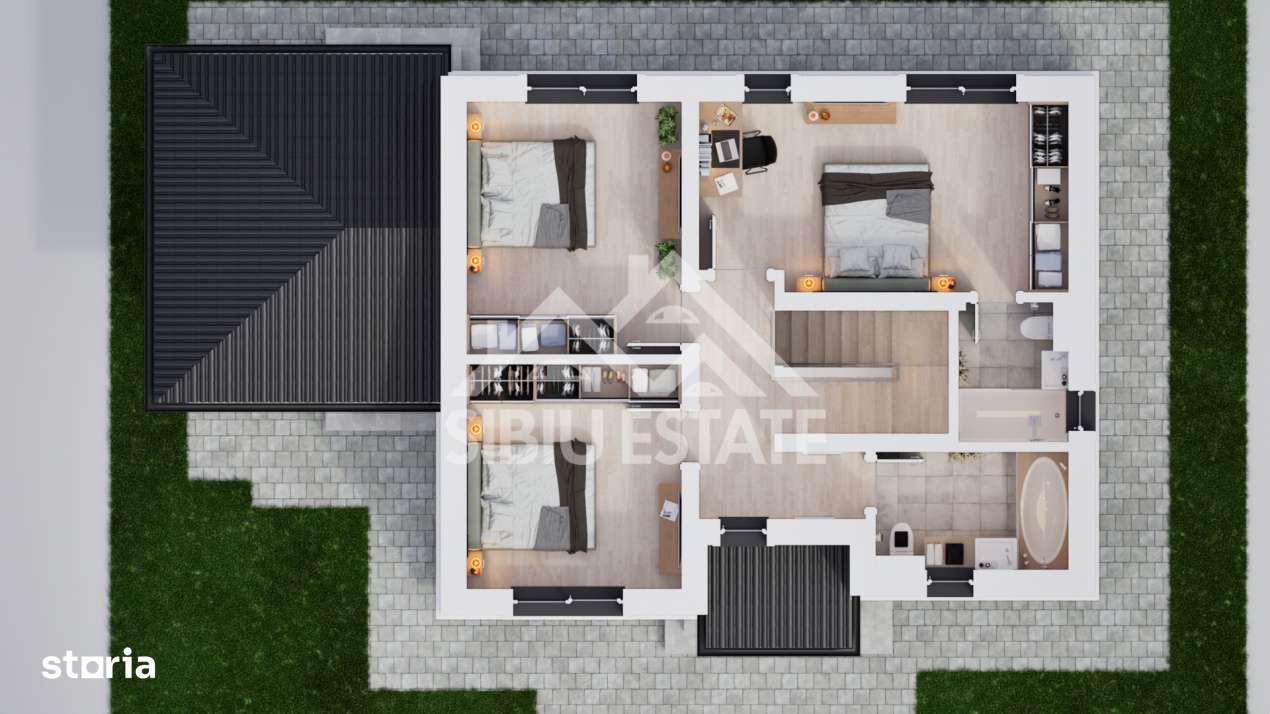 Casa individuala cu gradina generoasa – spatiu, lumina si functional - Imagine principală: 5/10