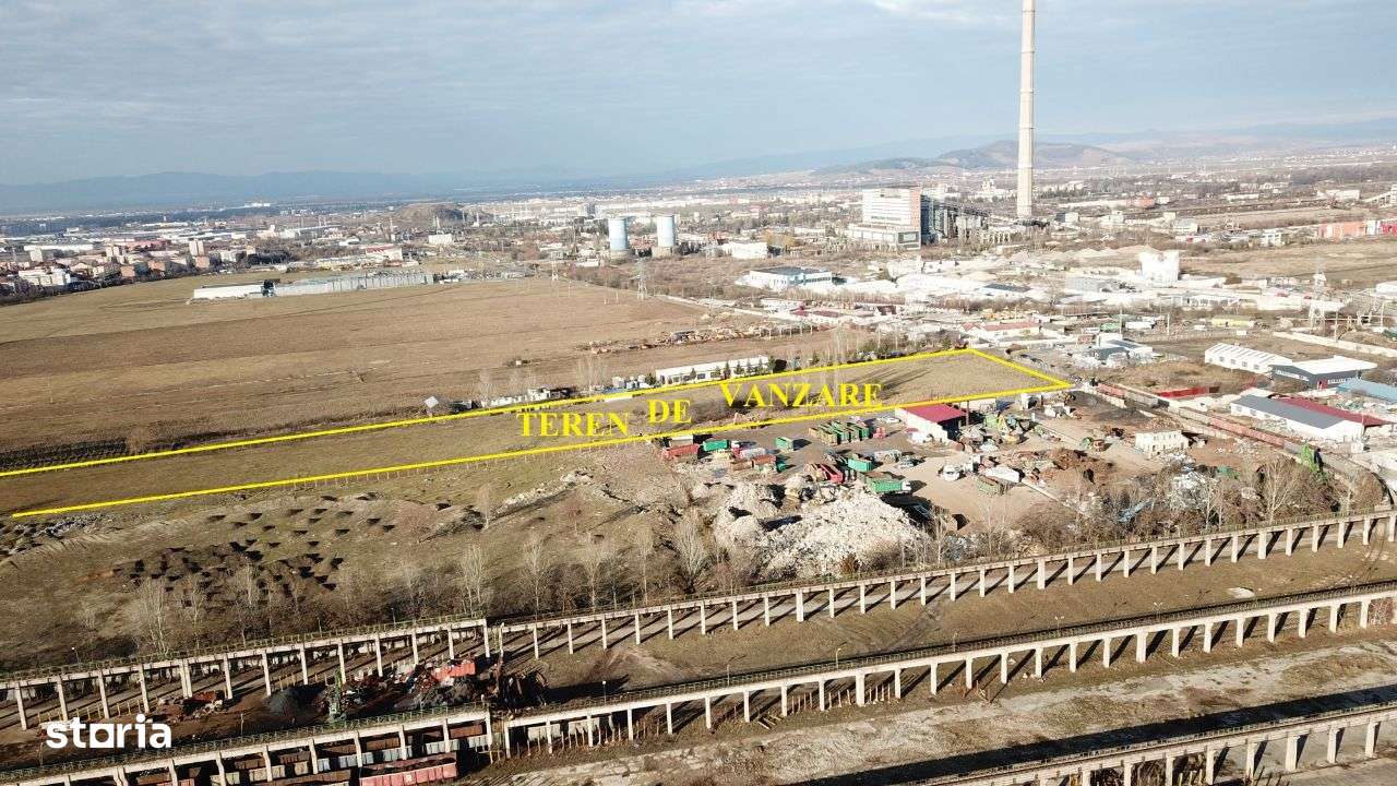 Teren industrial cu PUZ in Brasov - Imagine principală: 4/10