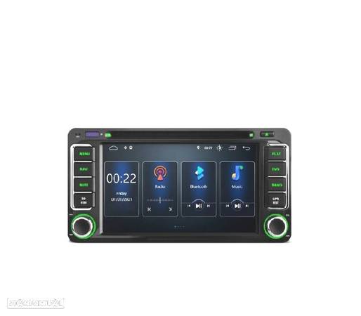 AUTO RÁDIO GPS ANDROID 10 PARA TOYOTA COROLLA RAV4 LAND CRUISER - 1