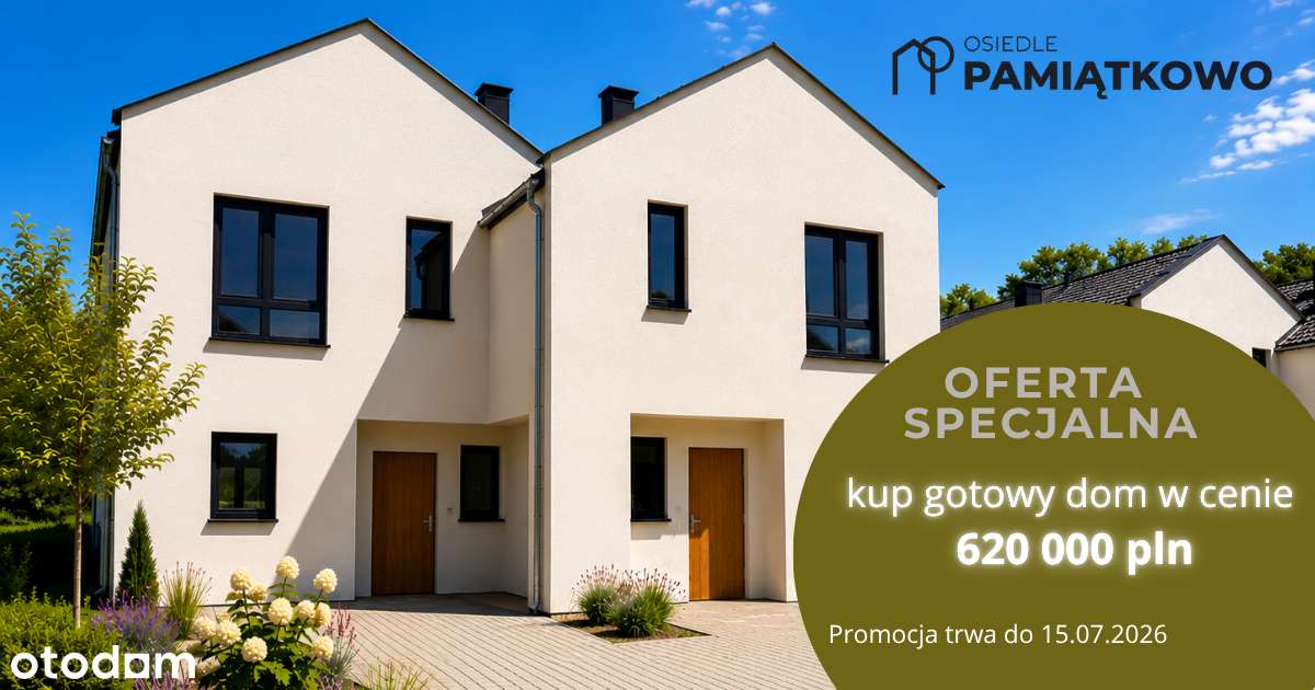 Oferta promocyjna - gotowy dom w nowej cenie |pompa ciepła |światłowód
