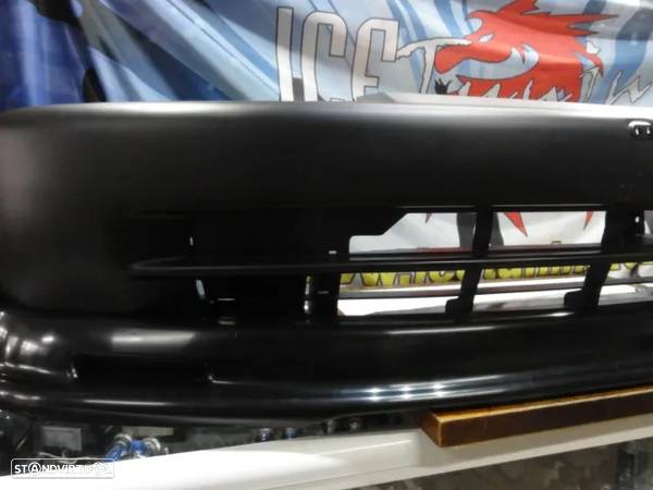 Para-choques + Lip / spoiler frontal Honda civic 92-95 4 portas EG8, EG9, EH8, EH9 mugen style em plástico ABS - 2