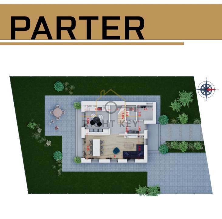 NOU!Vila moderna, 120mpu, 400mpt,  panouri, baterii 10kw! Comision 0% - Imagine principală: 5/6