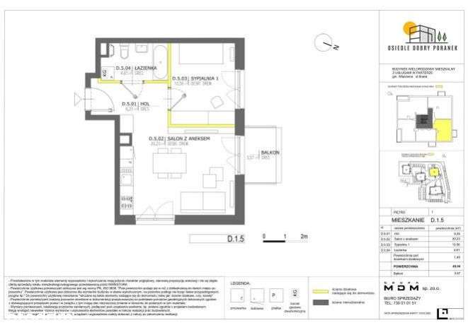 Dobry Poranek | mieszkanie 2-pok. | D.1.5 - Pełny obrazek: 3/16