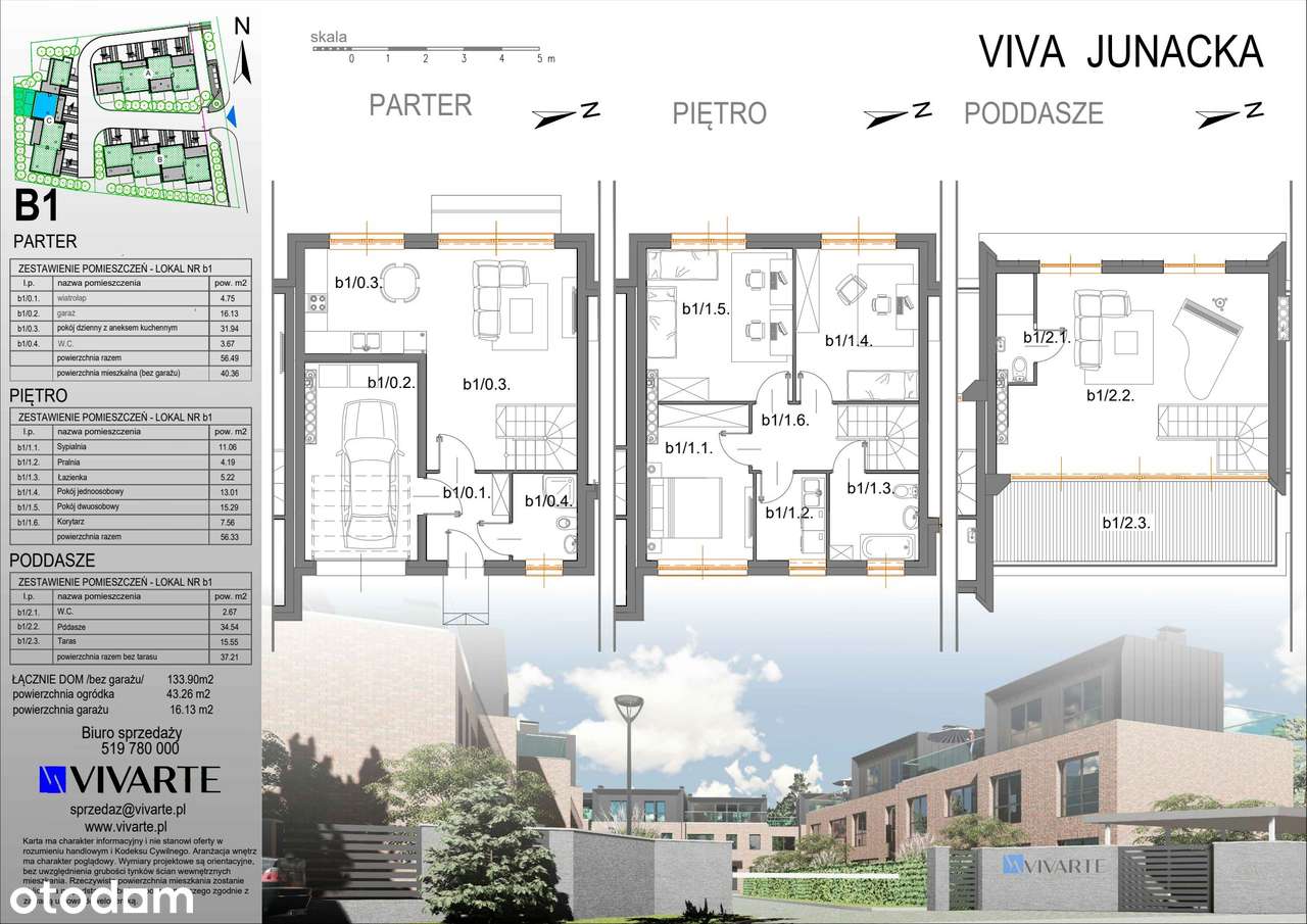 5-pokojowy dom 133m2 + ogródek Bezpośrednio - Pełny obrazek: 2/8