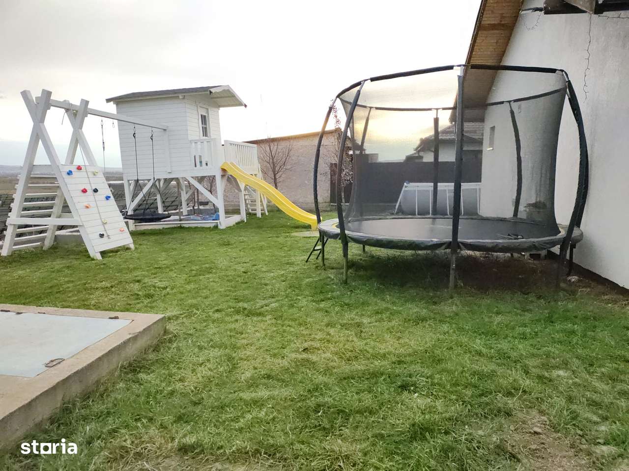 Casa pe un singur nivel, 100 mp teren 500 mp,mobilat, utilat,  Nazna-3