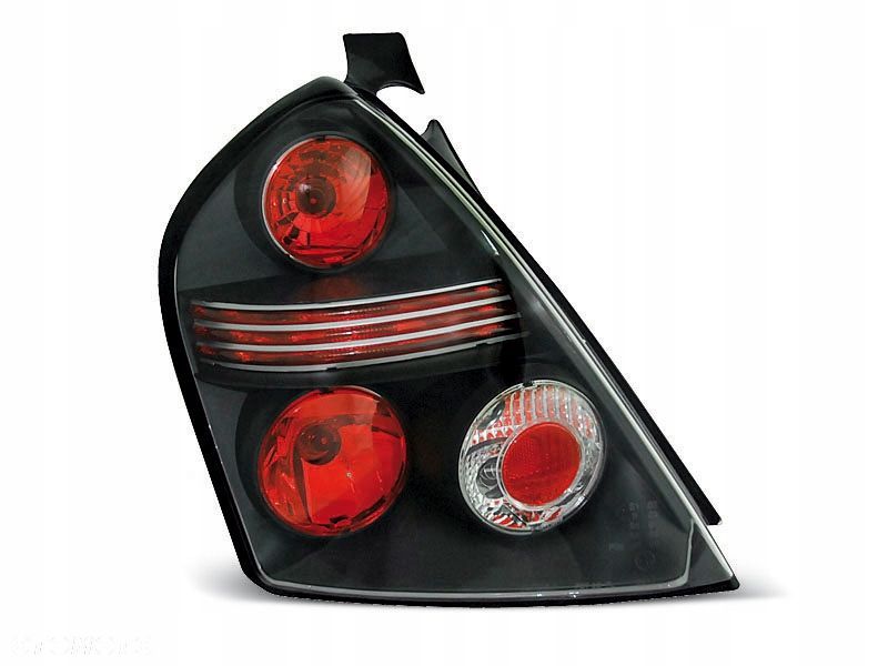 LAMPY TYLNE FIAT STILO 01-07 3D BLACK DESIGN - 1