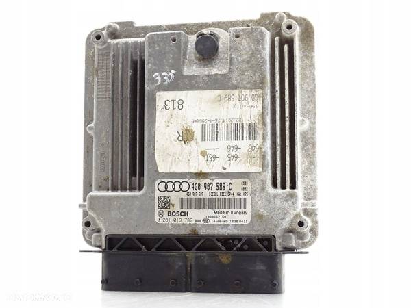 KOMPUTER STEROWNIK SILNIKA AUDI A6 C7 4G ALLROAD 3.0 BiTDI CGQB 4G0907589C - 1