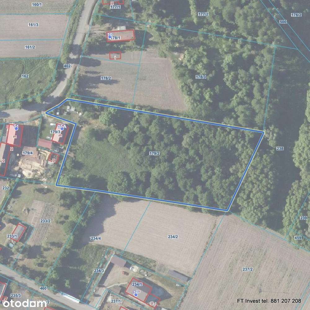 działka rolno budowlana w Paczkowie (gm. Bierutów) koło Oleśnicy-0