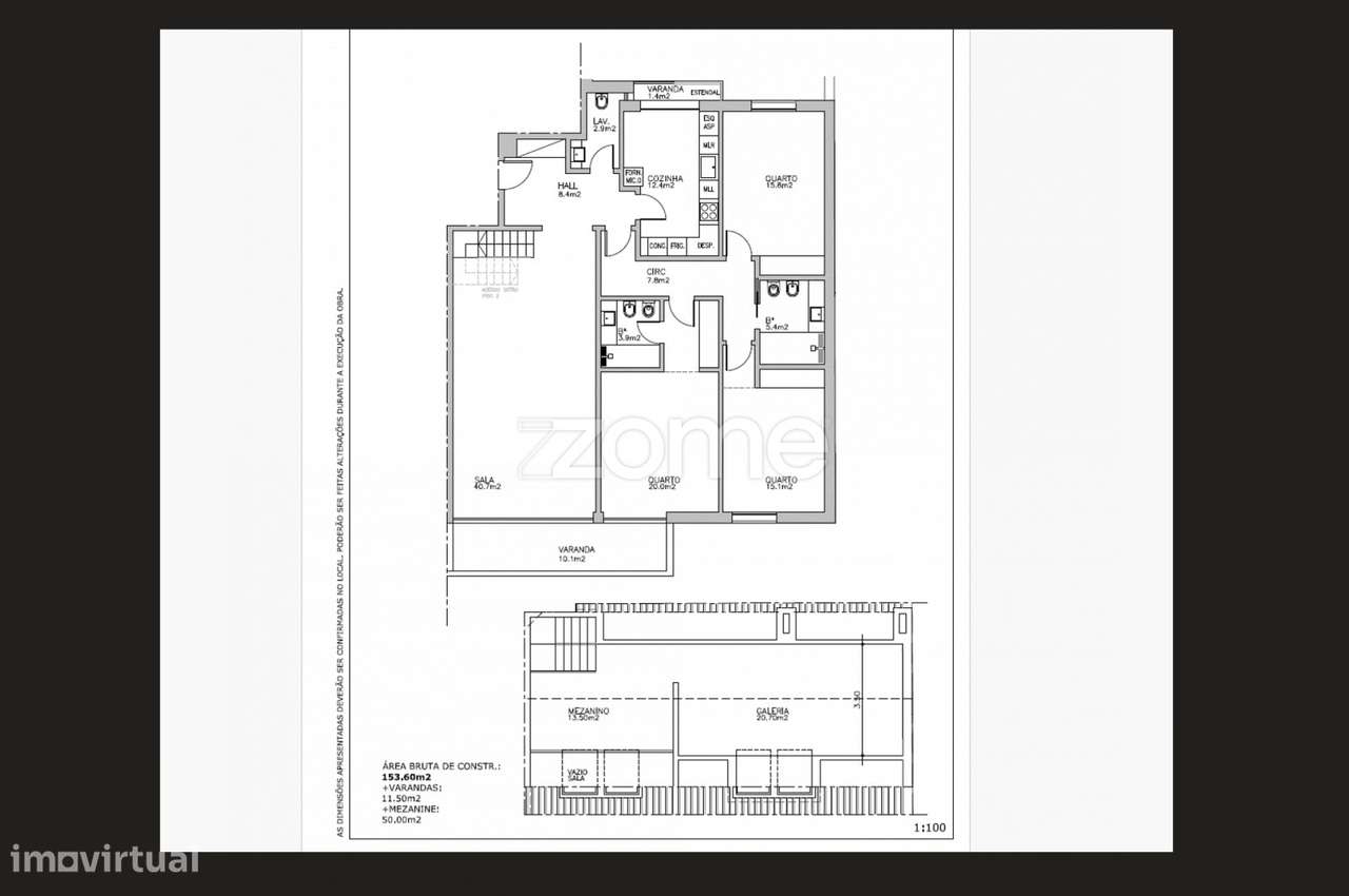 Apartamento T3 +1 com Mezanino / 3 lugares de garagem-24