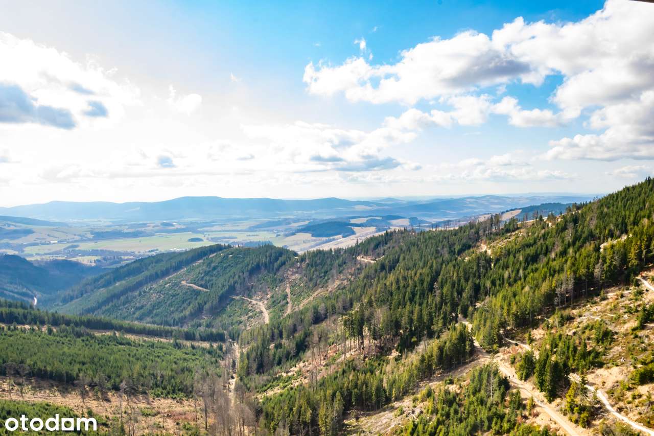 Działka z przepięknym widokiem na las i góry - budowlana w MPZP-16
