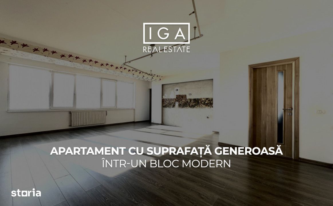 Apartament cu suprafata generoasa intr-un bloc  modern