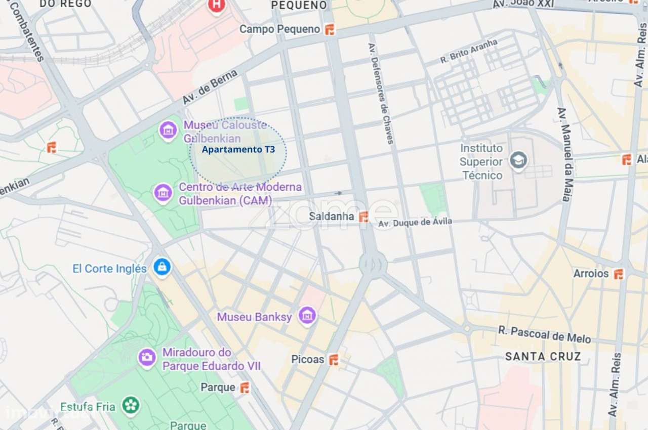 Apt T3 totalmente renovado no centro de Lisboa, junto à Gulbenkian-53