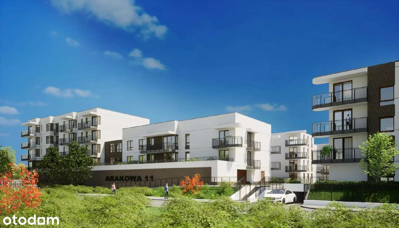 Nowoczesne osiedle w Zamieniu – ogródek, balkon, garaż!-0