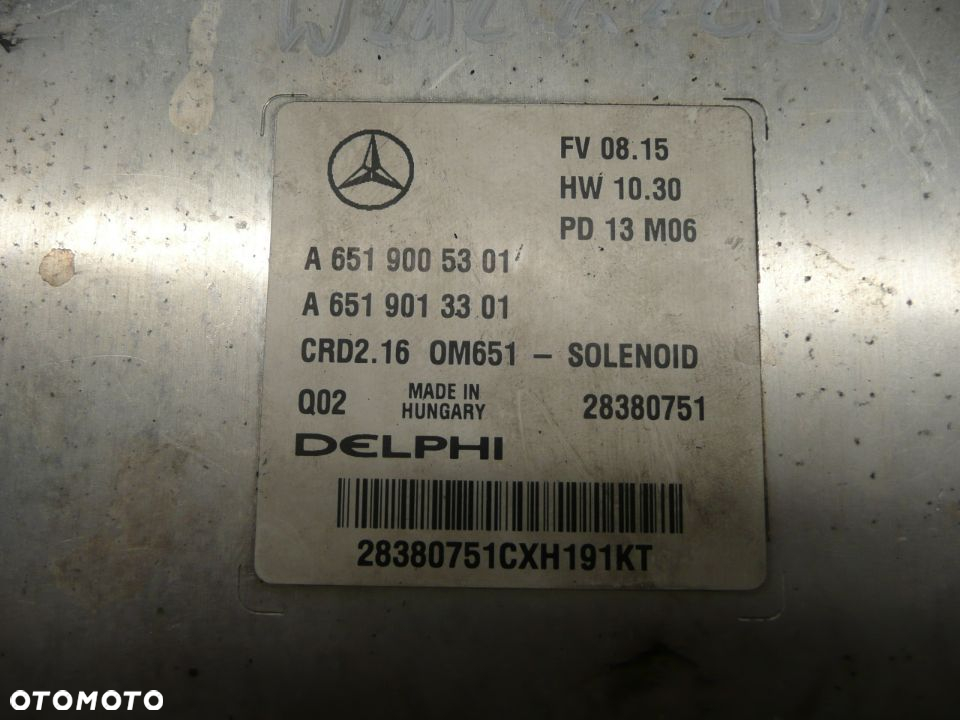Komputer Sterownik Silnika Mercedes W212 2.2 CDI 09-12 - 3