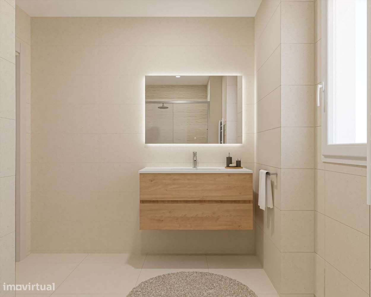 APARTAMENTO T3  com vistas de mar e rio,  como novo, Situado no Bai...-16