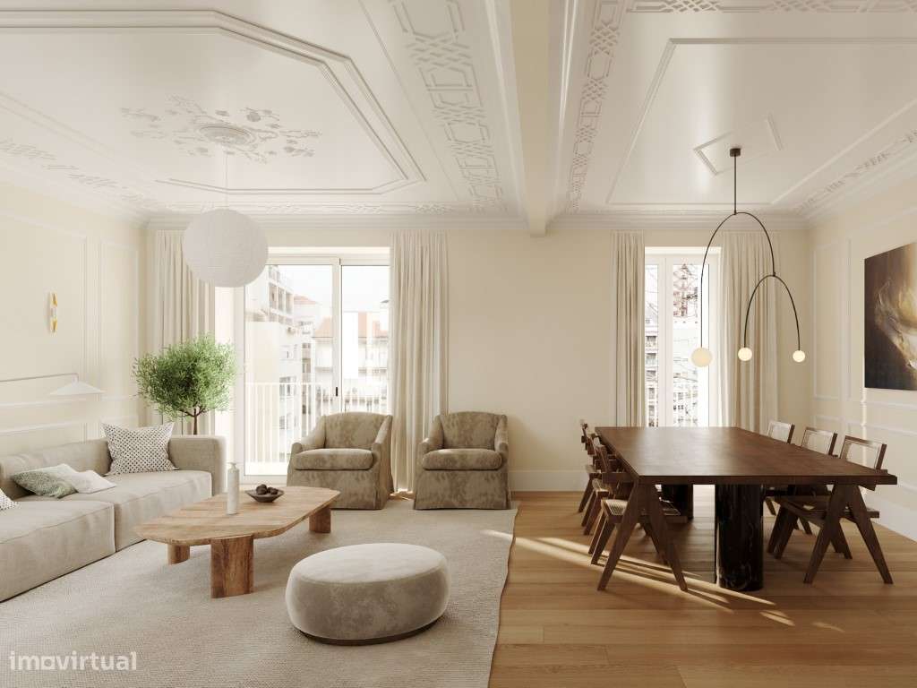 Apartamento T2 com terraço a tardoz, Avenidas Novas, Lisboa-14