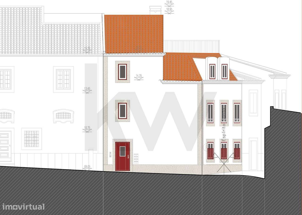 Prédio no centro da cidade - Projeto aprovado - Grande imagem: 1/9