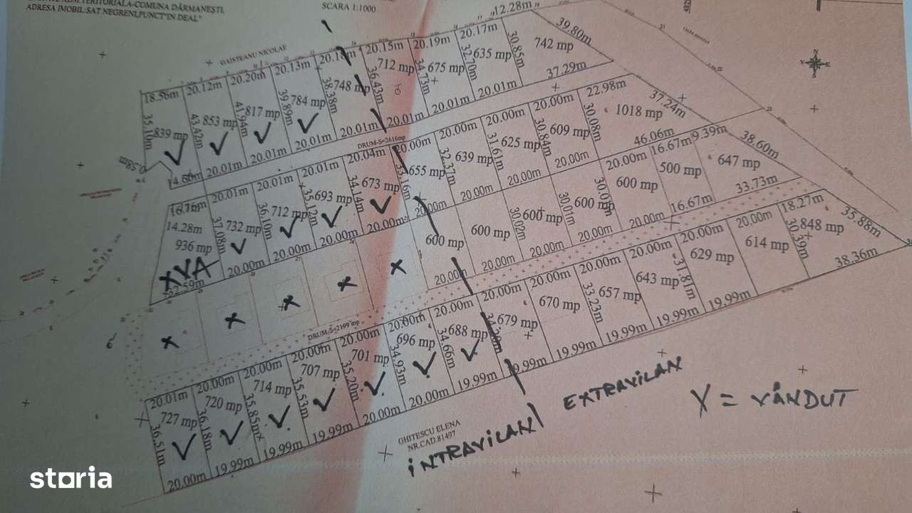 Teren Intravilan Parcelabil - Imagine principală: 2/6