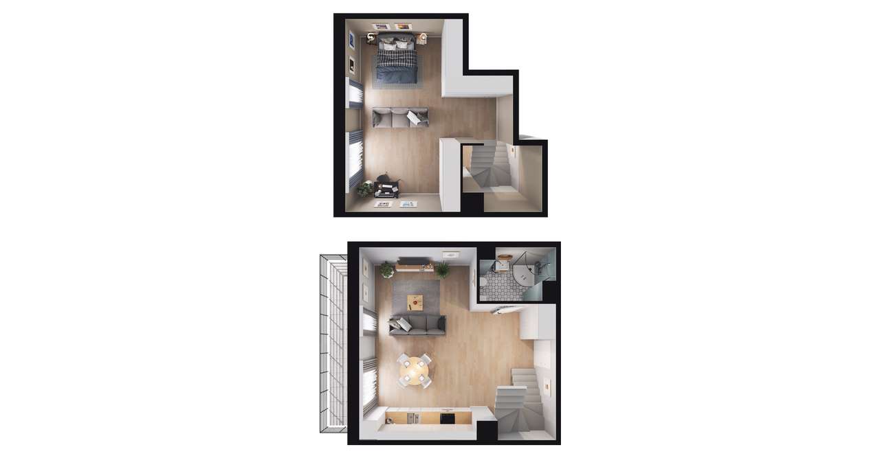 3-pokojowe mieszkanie 65m2 + balkon Bez Prowizji - Pełny obrazek: 2/8