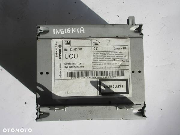 RADIO NAWIGACJA OPEL INSIGNIA A 22883322 453116246 - 3