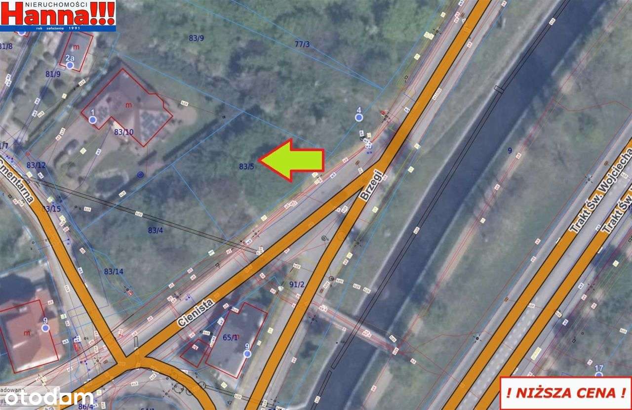 Śródmieście. Usługowa. Plan miejsc. 700m od Forum. - Pełny obrazek: 1/4