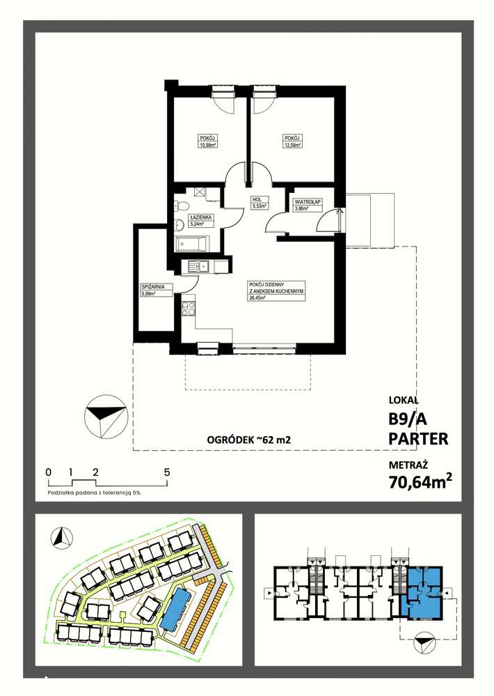 Zacharzyce! OSIEDLE LENTE 2027R! Kameralne. TUŻ POD WROCŁAWIEM! - Pełny obrazek: 3/3