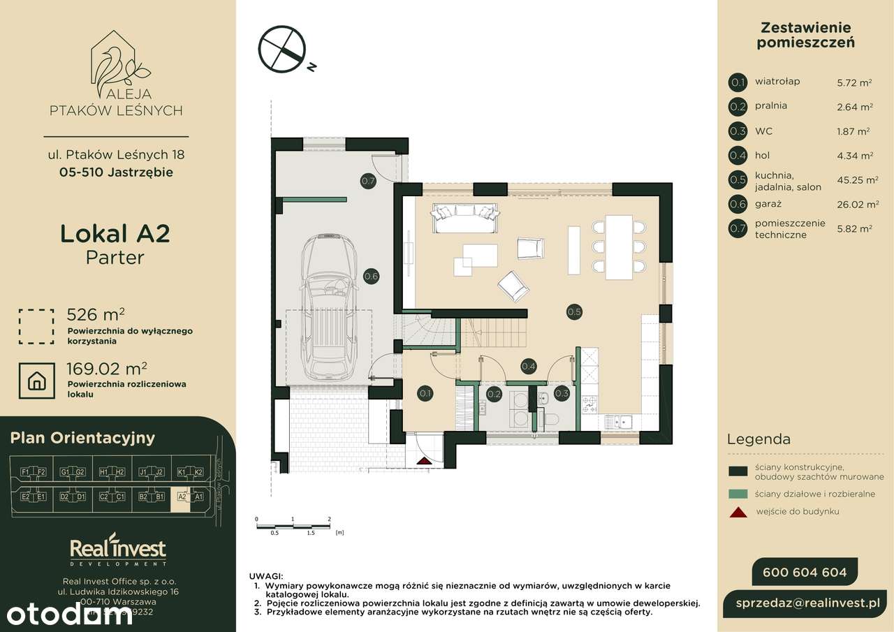 5-pokojowy dom 169m2 + ogródek Bezpośrednio - Pełny obrazek: 2/9