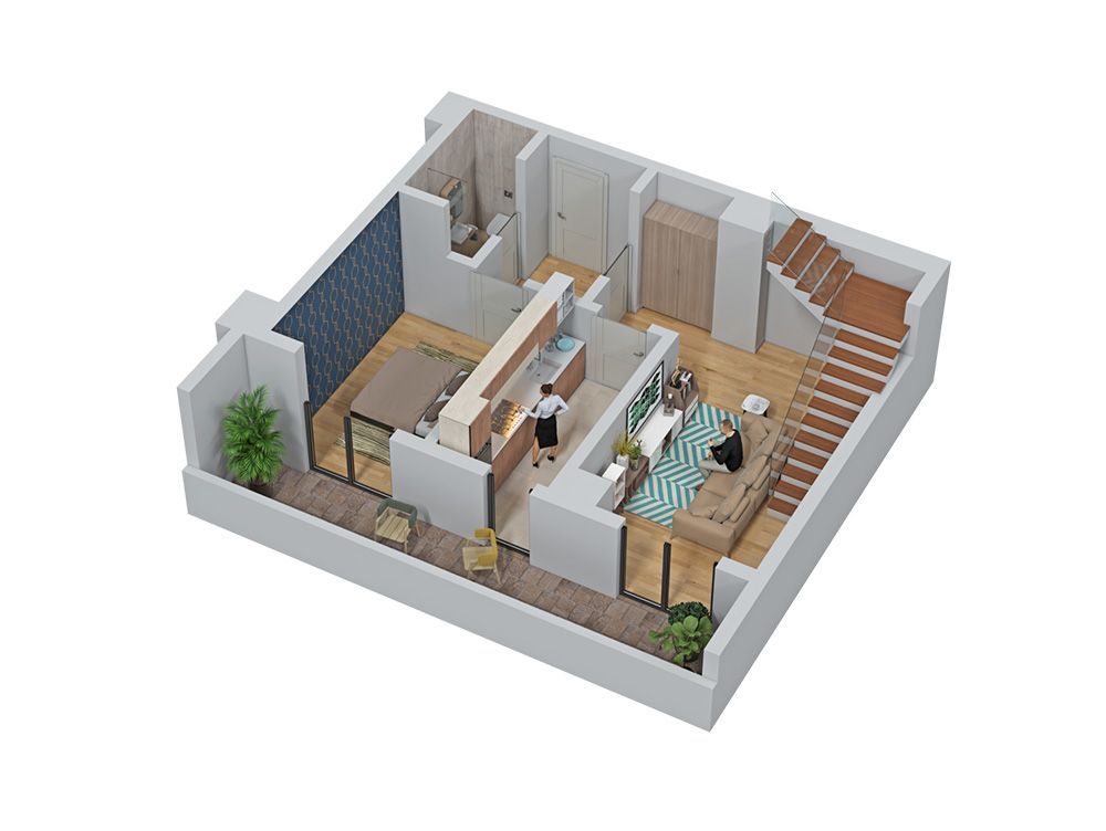 Central Address Residence - duplex