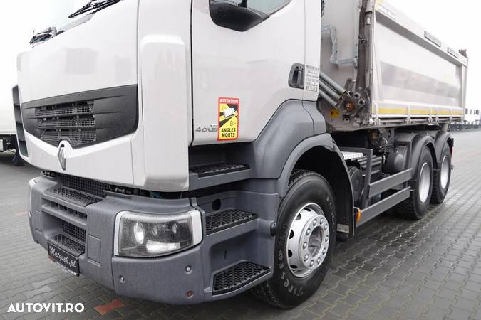 Renault KERAX 460 / 6x4 / CAMION BASCULANTE PE 3 FETE / MEILLER KIPPER / LANDER - 19