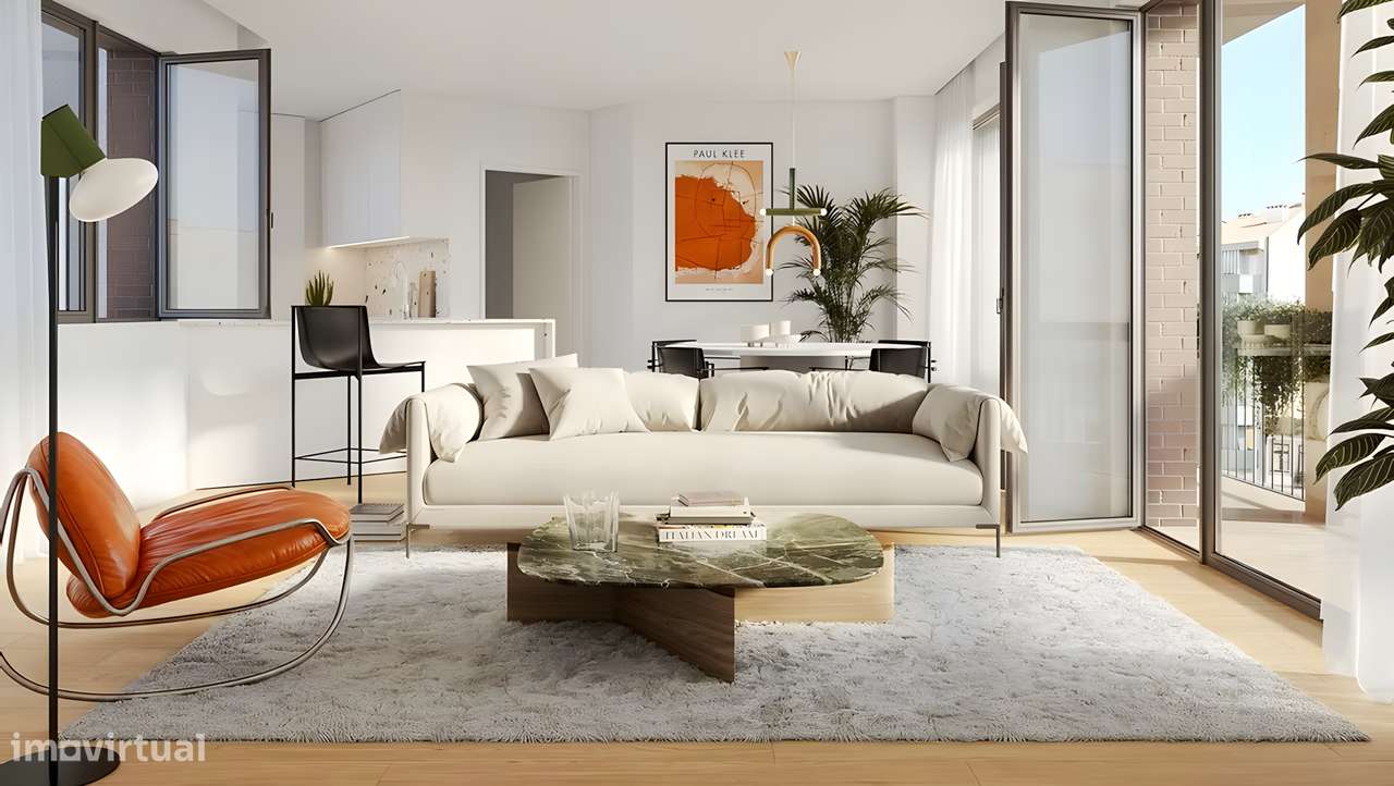 Apartamento T3 NOVO com varanda de 14 m2 e lugar de garagem-3