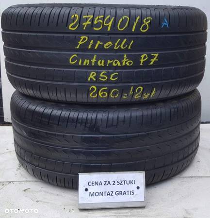 275/40/18 cena za 2 szt. letnie* Pirelli WA-wa centrum - 1