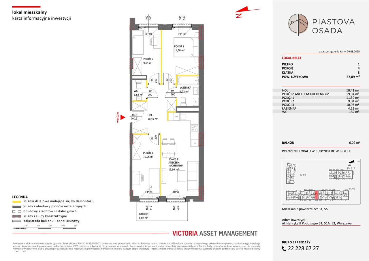 4-pokojowe mieszkanie 67m2 + balkon Bez Prowizji - Pełny obrazek: 2/9