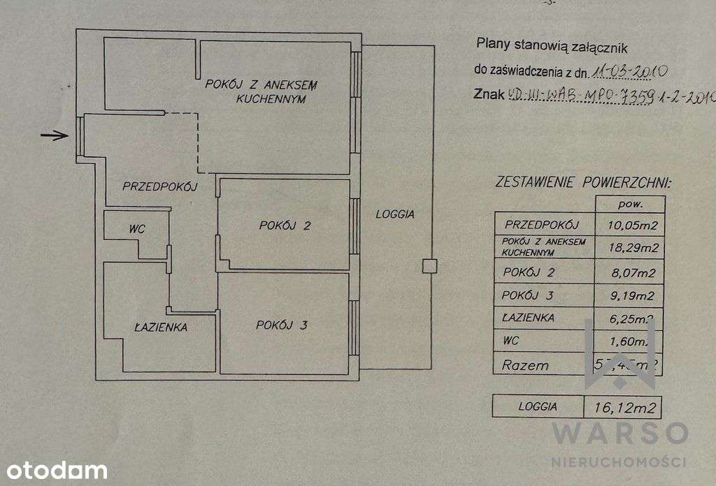 3 pokoje, loggia 16 mkw, garaż podziemny.-15