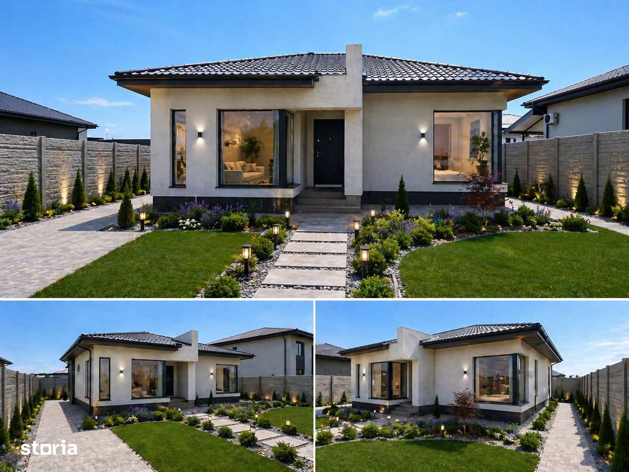 OFERTA ! Casa parter individuala 3 camere , Teren 375mp, gaz si curent-2