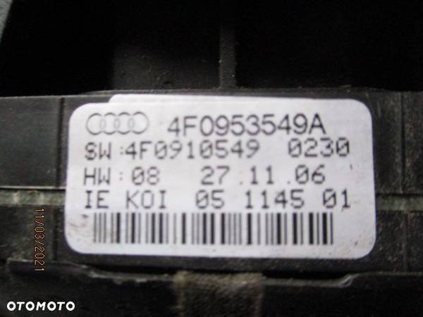 Przełączniki kombajn Audi Q7 4F0953549A z taśmą - 3