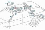 MERCEDES W124 KOMBI LINKA SZYBERDACHU NOWA ORG - 3