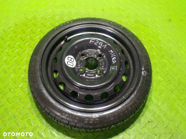 NISSAN MICRA IV K13 kolo dojazdowe 115/70/14 4x100 - 1