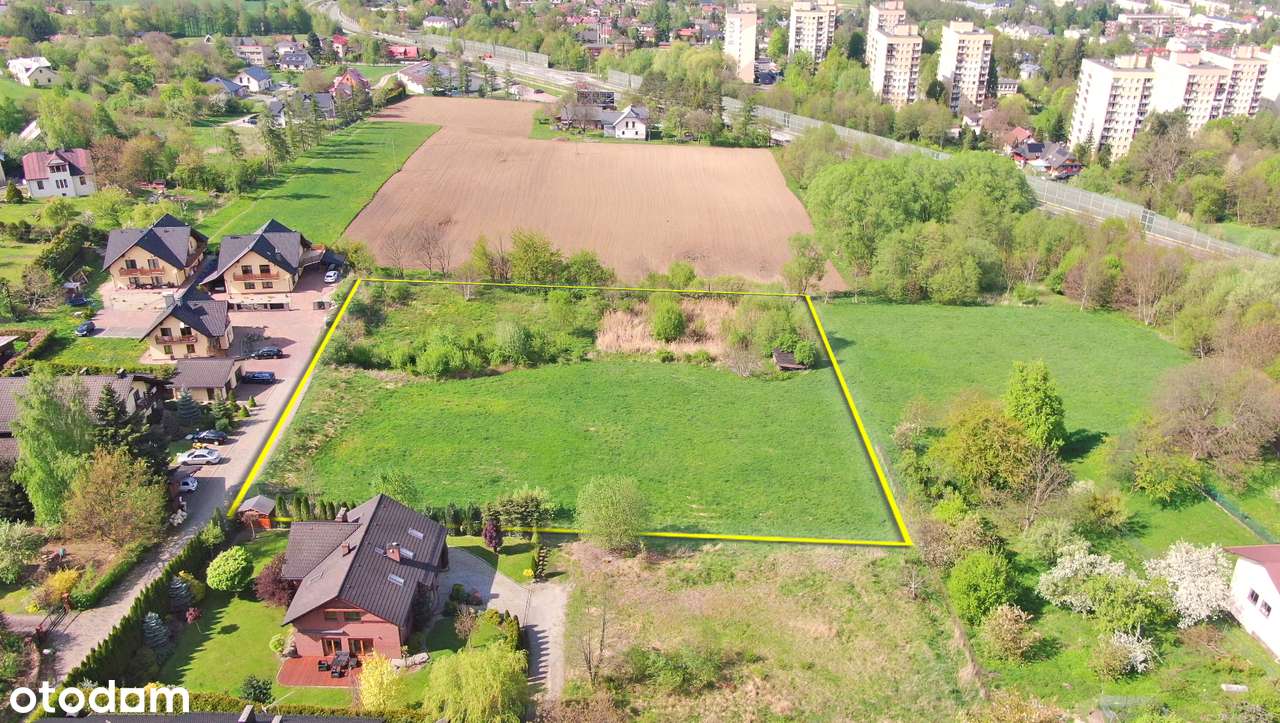 Duża widokowa działka inwestycyjna - brak MPZP - Ustroń-14