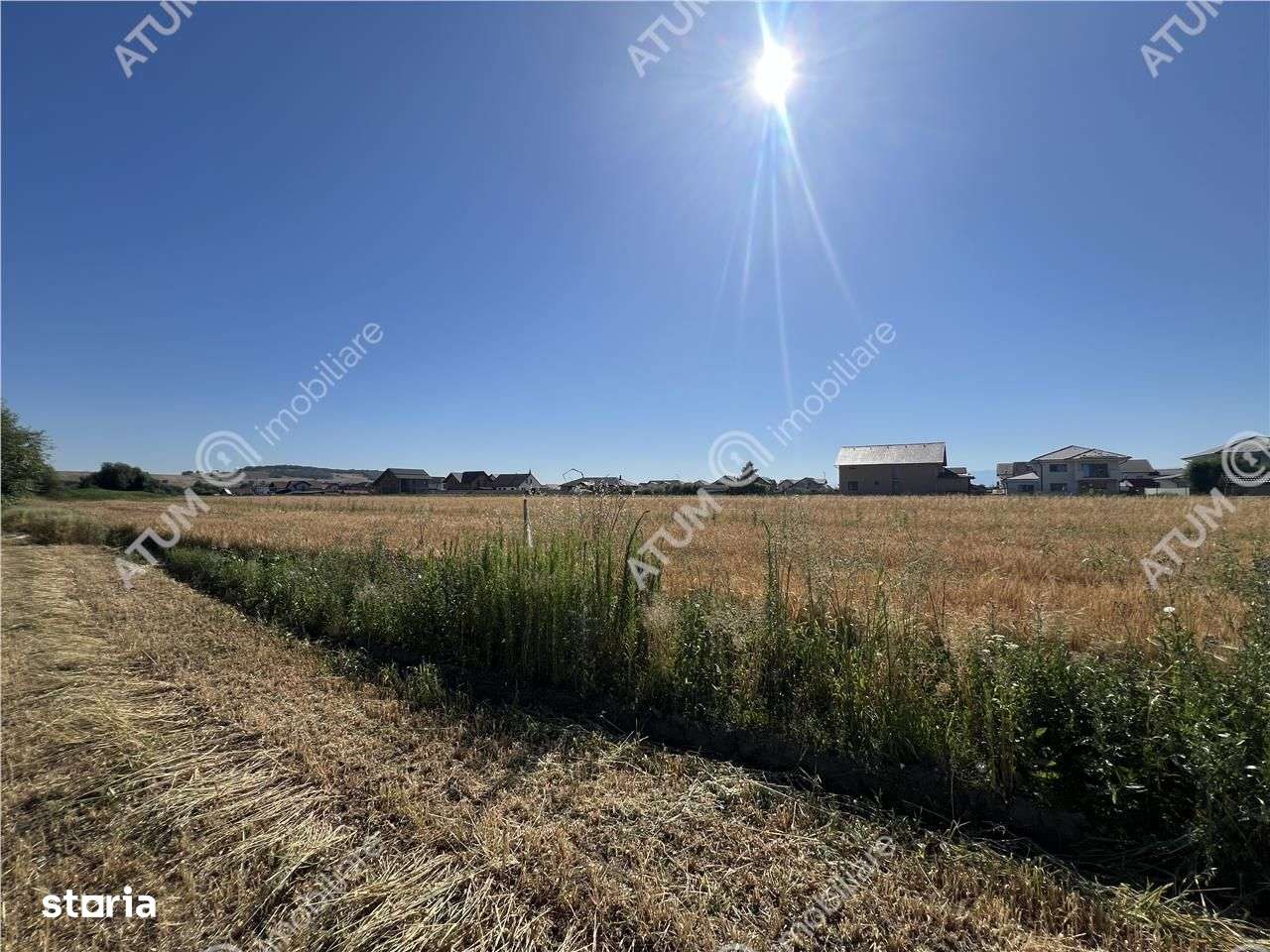 Teren de 3752 mp pozitionat pe colt cu PUZ situat in Cristian - Imagine principală: 5/11
