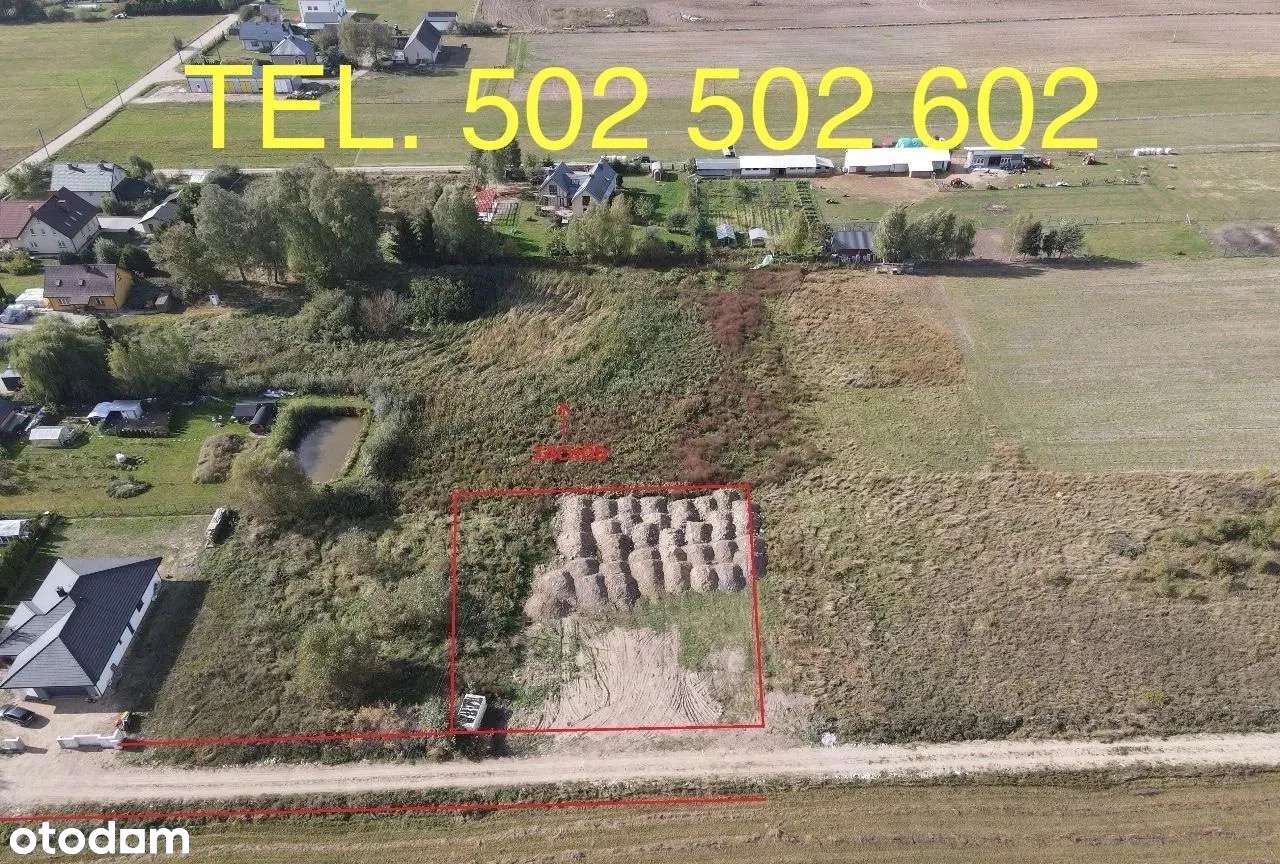 Porosły , 1500 m2 , budowlana , z planem , 479 tys.