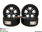 Jante BMW 20 R20 Negru Lucios BMW F01 F10 F13 Seria 5,6,7 X3 X5 X6 Anvelope Vara - 6