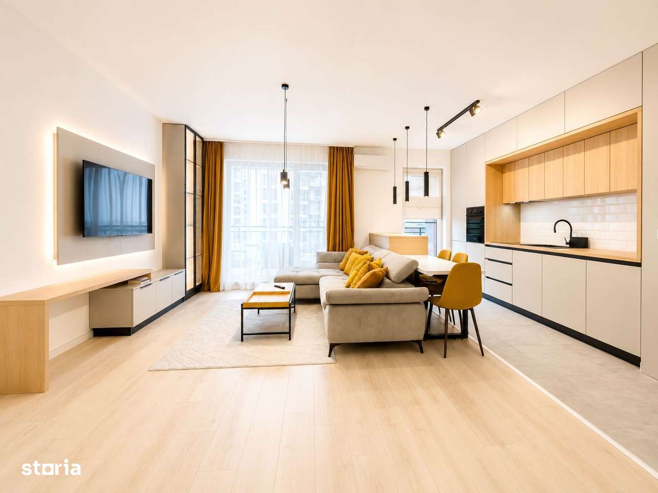 Apartament 3 camere de inchiriat | 71 mp + terasa 11 mp | Denya Forest
